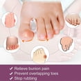 thumbnail image 4 of Gel Toe Separators, 12 Packs Toe Spacers for Bunions and Corns, Correction Pads for Crooked Toes, Calluses, Bunions, Overlapping Toes, 4 of 5
