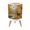 Color 2, variant on Small Trash Can with Lid Autumn Landscape Deer by Tranquil River Birds Hunting 1.8 Gallon Dog Proof Trash Can Round Garbage Can Waste Bin Wastebasket for Bathroom Bedroom Living Room