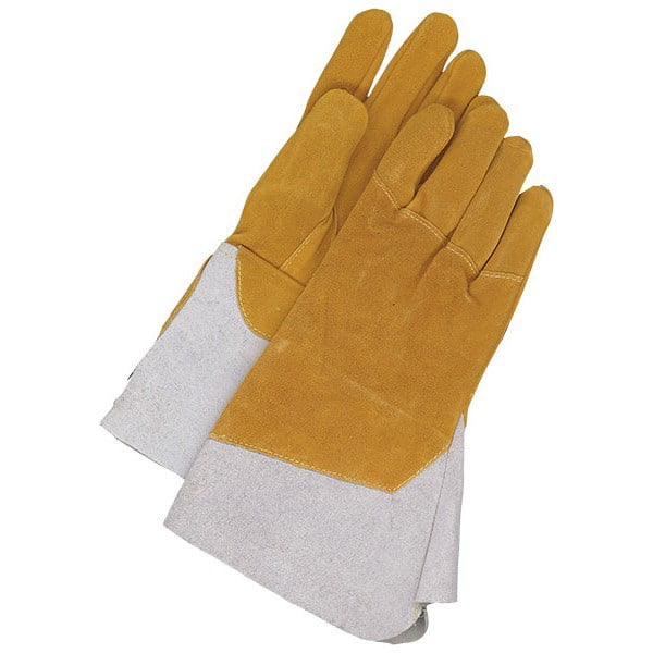 Bob Dale 60-1-1634-L Welding Glove TIG Split Leather Back Hand Patch ...