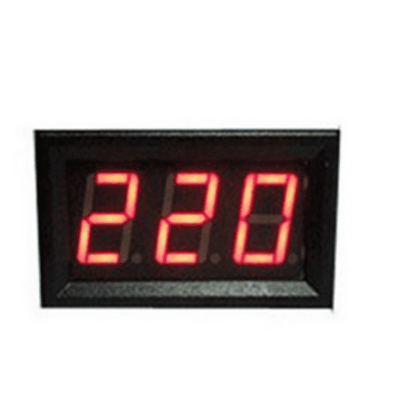AC 30-500V 0.56" LED Digital Voltmeter Voltage Meter Volt Instrument Tool 2 Wires Red Green Blue Display 110V 220V DIY 0.56 Inch