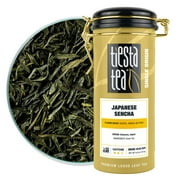 Tiesta Tea - Japanese Sencha Tea, Single Origin Premium Loose Leaf Sencha Green Tea, Medium Caffeinated, Make Hot or Iced Tea & Up to 50 Cups - 6oz Refillable Tin
