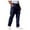 Navy, variant on Cargo Pants Men Relaxed Fit Slim Fit Straight Leg Drawstring Elastic Waist Hiking Tactical Pants Mens Cargo Sweatpants with Pockets