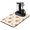 White-12, variant on Classic Papaya Dish Drying Mat, Cartoon Cute Papaya Lover Design Absorbent Kitchen Counter Mat