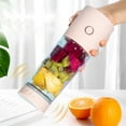 thumbnail image 2 of Usb to Usb Cable,Portable USB Rechargeable Mini Blender with 4 Blades, Small Shake Maker for Fruit Home Travel Gym Office, 2 of 8