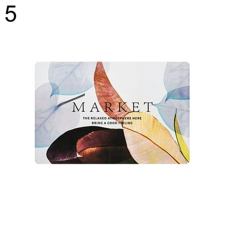 

Wanwan Kitchen Rectangular Oil-proof Waterproof Heat Insulation Placemat Tableware Mat
