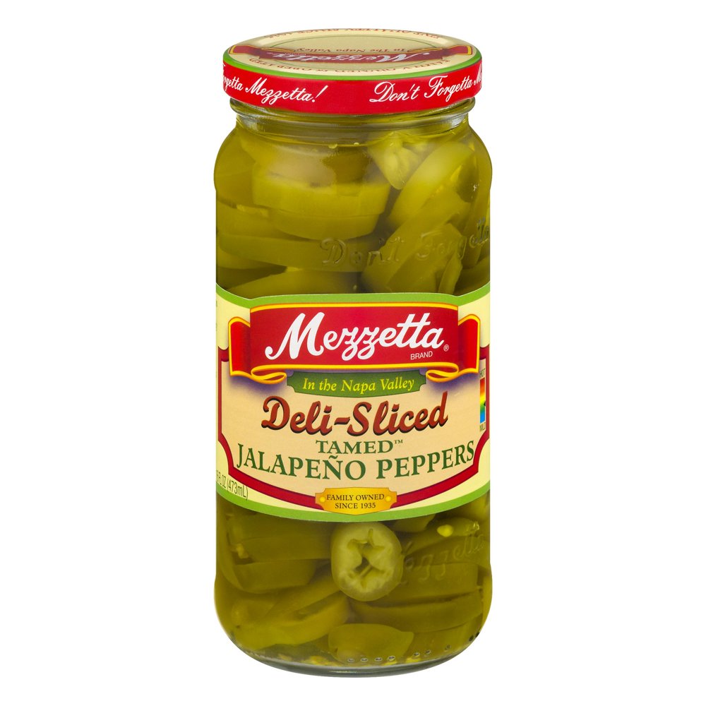 Mezzetta DeliSliced Tamed Jalapeño Peppers, 16 Oz