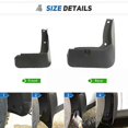 thumbnail image 2 of Exquisite Car Mudflap Fender For Hyundai Sonata 2018-2019 Over Fender Mud Flaps Guard Splash Flap Mudguard Accessories, 2 of 5