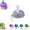 Gray, variant on Soda Can Lids with Silicone Straw, Leak-Proof Soda Can Covers to Keep Carbonation Reusable Pop Can Lids For Standard Canned Beverage, Beer, Juice, Seltzer(Purple)