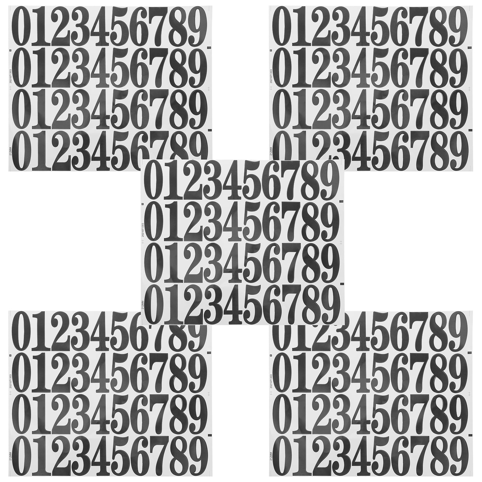 Number Door Numbers Address Sign Mailbox Hotel Decals Decal House Sticker Gate Adhesive Street Plaques