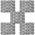 thumbnail image 1 of 5 Sheets Waterproof Oil-proof and Tear Proof Adhesive Labels Digital Email Box Stickers, 1 of 8