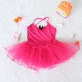thumbnail image 2 of Vestido de Fiesta de Navidad para Niñas Verano Correa de Color Sólido Vestido de Rendimiento para Niños Material Suave Manga Corta para Dormir Vestido de Navidad de Ocio Diario Niña Bebé, 2 of 5