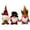 red, variant on 3PCS Christmas Swedish Gnome Decorations Ornaments Plaid Scandinavian Santa Tomte Doll Figures Christmas Decoration With Hat Santa Claus