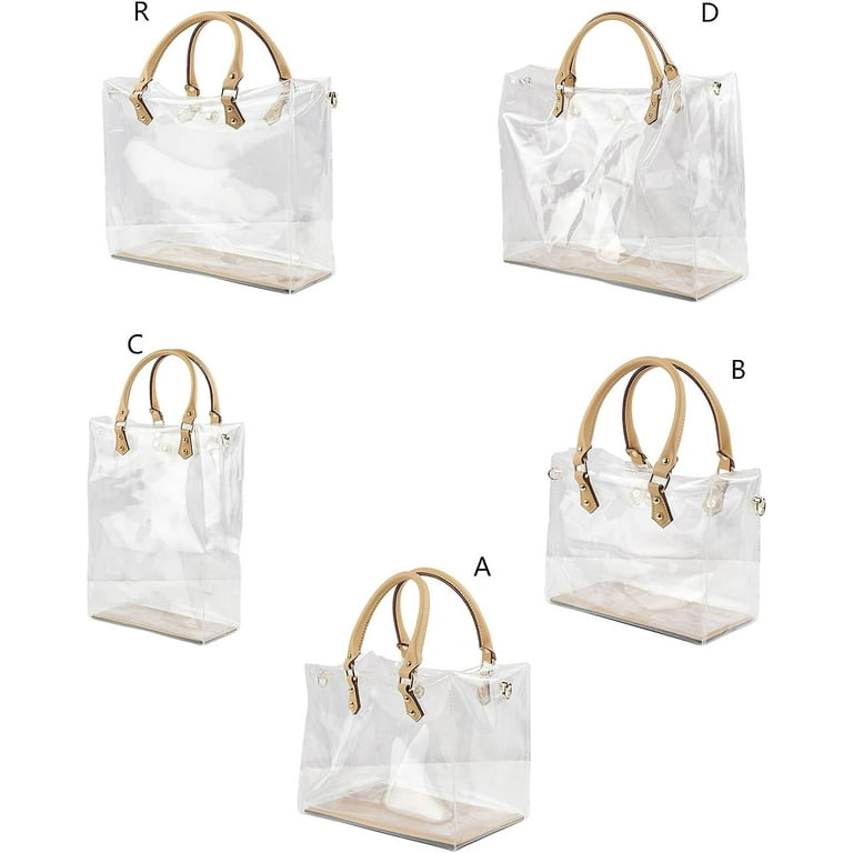  Clear PVC DIY Tote Bag Handbag Making Kit Handmade Gift Bags  Craft Accessories Tool Set Birthday Holiday DIY PVC Bag