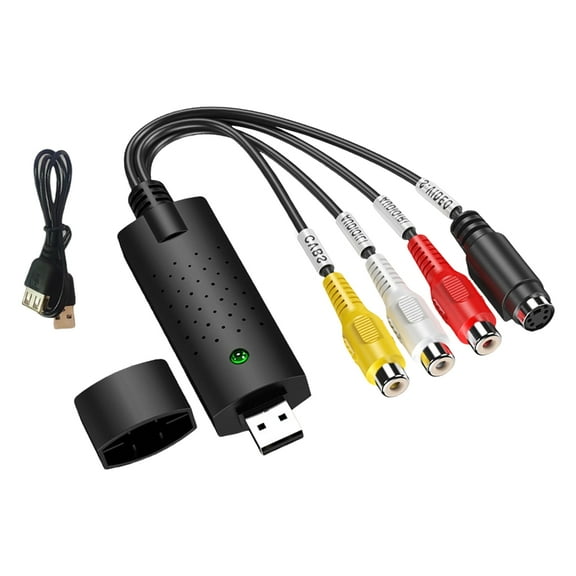 USB 2.0 Video Acquisition Card Cionverter Card Adapter for Easily Connection of Analog Device to PC Enhancing Clarities