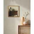 thumbnail image 6 of Drsoum Vintage Wall Art Classic Moody Elegant Woman Stands Reading a Book Victorian Wall Prints Kitchen Bathroom Office Decor 10x10in Natural Framed, 6 of 6