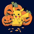 thumbnail image 2 of Boys Pokemon Halloween Pikachu Jack-O'-Lanterns T Shirt, 2 of 5