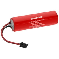 Banshee 3.6V 2000mah Long Life Battery with Black Plug, Replaces Toshiba ER6VC119B