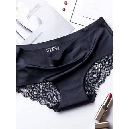 

Sexy Lace Underwear for Women Frozen Silk Seamless Panties with Silky Tactile Touch