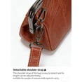 thumbnail image 4 of 2026 New Elegant Waterproof Women’s Leather Kiss-Lock Tote Handbag, Kiss Lock Purses and Handbags Vintage Style, 4 of 6