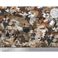 thumbnail image 3 of Soimoi polyester Crepe Fabric Two Tone With White Camouflage Print Fabric by Yard 42 Inch Wide, 3 of 3