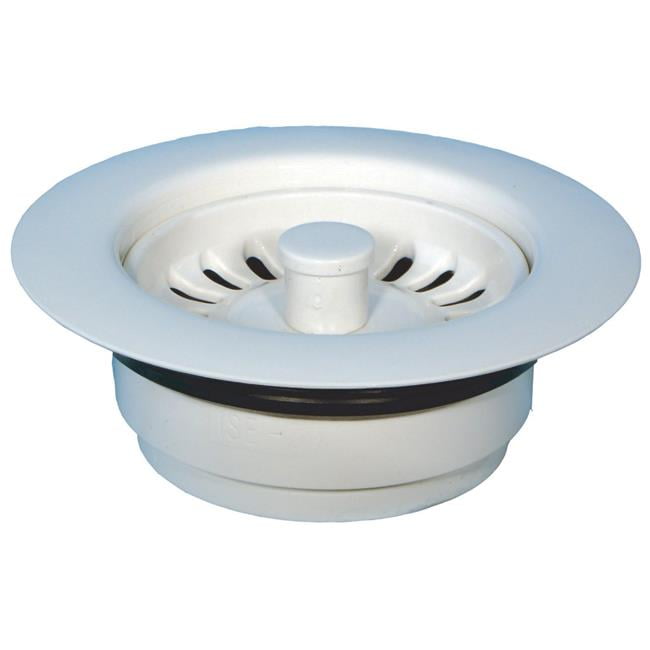 JB Products JBX119M Kitchen Sink Garbage Disposal Trim Cover, White