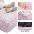 thumbnail image 4 of Puf otomano HollyHome, 38 x 40 x 35 cm, espuma viscoelástica, color morado, 4 of 8