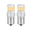 thumbnail image 1 of Reemplazo de bombillas para luces de freno y freno trasero de coche, luces direccionales, fácil instalación Amarillo BAU15S, 1 of 8