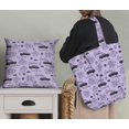thumbnail image 5 of Soimoi Purple Poly Georgette Fabric Cartruck & Farmhouse Text Fabric Prints By Yard 52 Inch Wide, 5 of 5