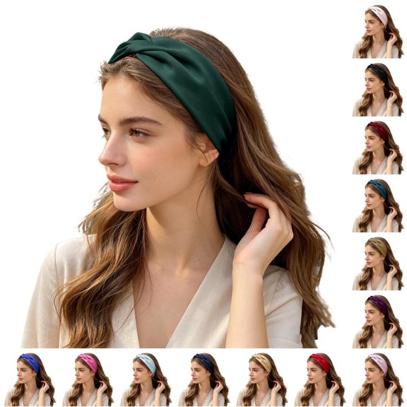 Korean Style Satin Headband for Washing Face Bathing Makeup Hair Elastic Band