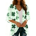 thumbnail image 4 of Neewe Women's Summer Flowy Kimono Cardigans Boho Beach Cover Up Tops Cover Up Swimwear Cardigan, 4 of 7