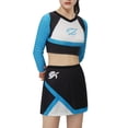 thumbnail image 2 of East Highland Blackhawks Cheerleader Costume - Womens Small, 2 of 10