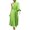 Green, variant on AOOCHASLIY Clearance Trendy Women's Elegant Sexy Casual One Shoulder Slim Sling Solid Color Long Dress Skirt Dress