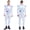 Shiny Silver, variant on Alien Cosplay Jumpsuit Men Space Long Sleeves High Waist Metallic Bodysuit for Halloween Parties Blue 3XL