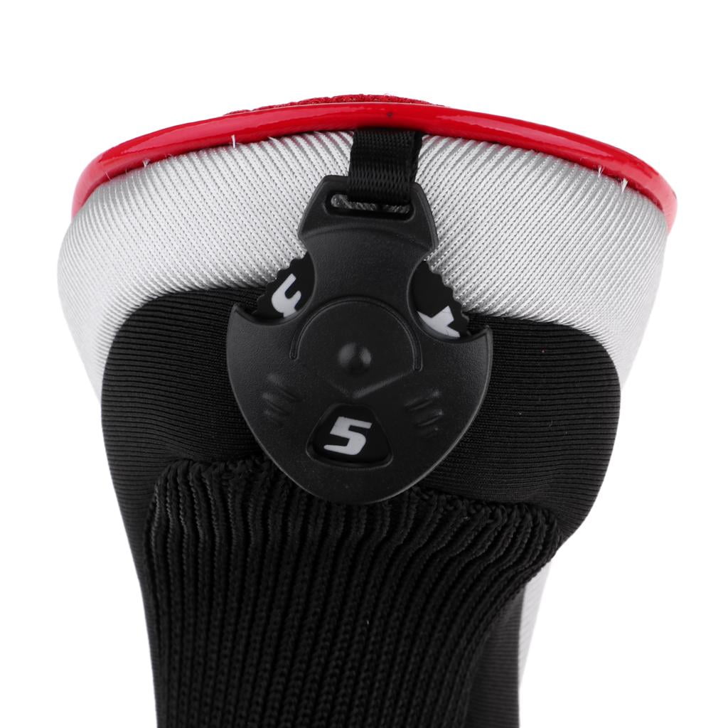 Axioma 3xgolf Hybrid UT Club Head Cover Headcover with Red Number