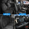 thumbnail image 4 of AQBDDBQ Car Seat Covers Full Set Fit for Honda Accord 2003-2017:Full Set Breathable Leather Vehicle Seat Cushion Suitable for All Seasons Grey,Full Set(5 Seat), 4 of 8