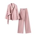 thumbnail image 4 of Conjunto de traje coreano para mujer, conjunto profesional de temperamento, traje holgado y relajado de estilo británico, conjunto de dos piezas, ropa nueva para mujer, 4 of 4