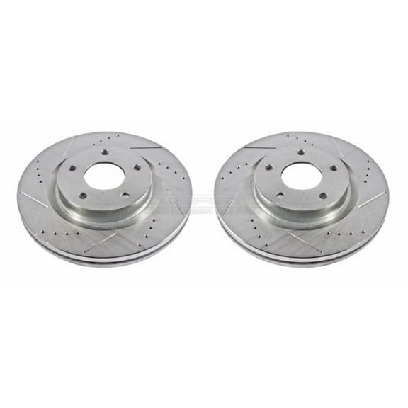 Powerstop JBR1196XPR PSBJBR1196XPR EVOLUTION DRILLED & SLOTTED ROTORS