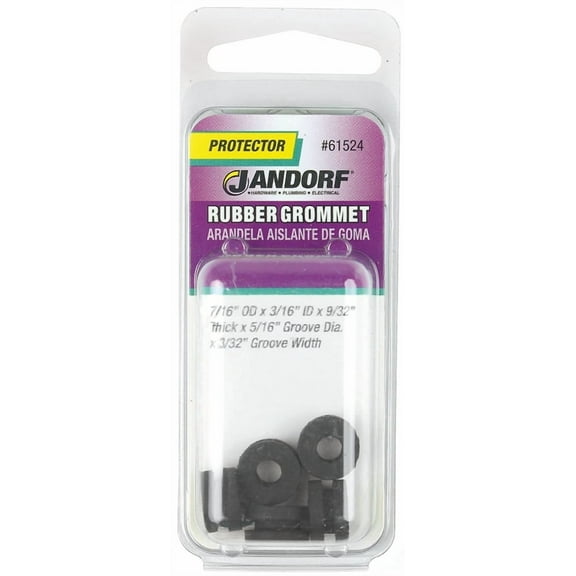 Jandorf Specialty Hardw Grommet Rubber 7/16 Od 61524