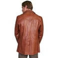 thumbnail image 2 of Scully 501-189-50L-B-L Mens Leather Wear Western Blazer, Antique Brown, Size 50L, 2 of 2