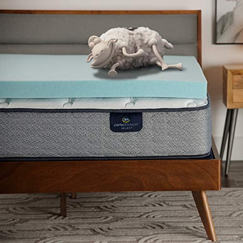 Serta ThermaGel 3-in Memory Foam Mattress Topper, Twin XL
