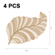 thumbnail image 2 of 4pcs estera de aislamiento de flor de Phoenix estera de decoración de comedor - oro Adepaton CPB-DE-LYY1838-2, 2 of 5