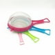 thumbnail image 4 of ZJDOAK - Juego de 4 coladores de malla de plástico, tamiz de plástico para alimentos, leche de soja, harina, colador con mango largo, tamiz de azúcar glas, colador fino, filtro de té, 4 of 6