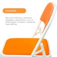 thumbnail image 3 of 6 sillas plegables de oficina acojinadas ilios innova  Anaranjada, 3 of 5