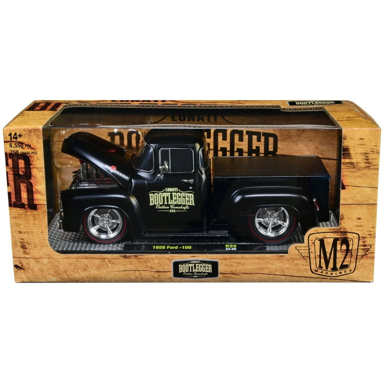 1956 Ford F-100 Pickup Truck Matt Black 