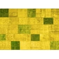 thumbnail image 1 of Ahgly Company Indoor Rectangle Patchwork Yellow Transitional Area Rugs, 2' x 3', 1 of 4