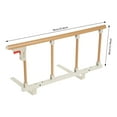 thumbnail image 6 of Space-Saving Foldable Bed Rail, 49.21x6.3x2.36in Storage, Rounded Corners, 3kg Net Weight, 6 of 20