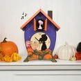 thumbnail image 2 of Mark Feldstein, Peanuts Gang It's The Great Pumpkin Halloween Sound Cuckoo Clock, 17 Inch, 2 of 8