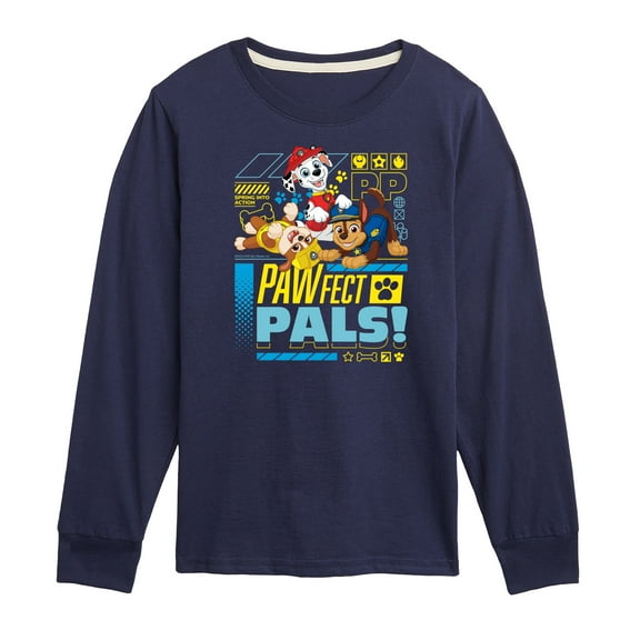 Paw Patrol - Pawfect Pals - Toddler & Youth Long Sleeve Graphic T-Shirt