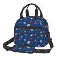 thumbnail image 1 of Fotbe Space Bolsa de Almuerzo con Estampado, Lonchera Aislada, Contenedores de Comida Reutilizables Tipo Cooler a Prueba de Fugas, 1 of 7