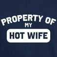 thumbnail image 3 of CafePress - Property Of My Hot Wife Dark T Shirt - Men's Classic Graphic Cotton T-Shirt, 3 of 4